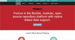 Desktop Screenshot of fedorarepository.org