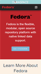 Mobile Screenshot of fedorarepository.org
